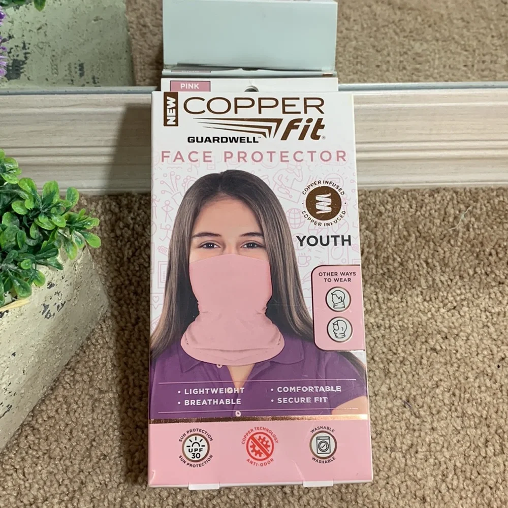 PINK YOUTH COPPER FIT MASK